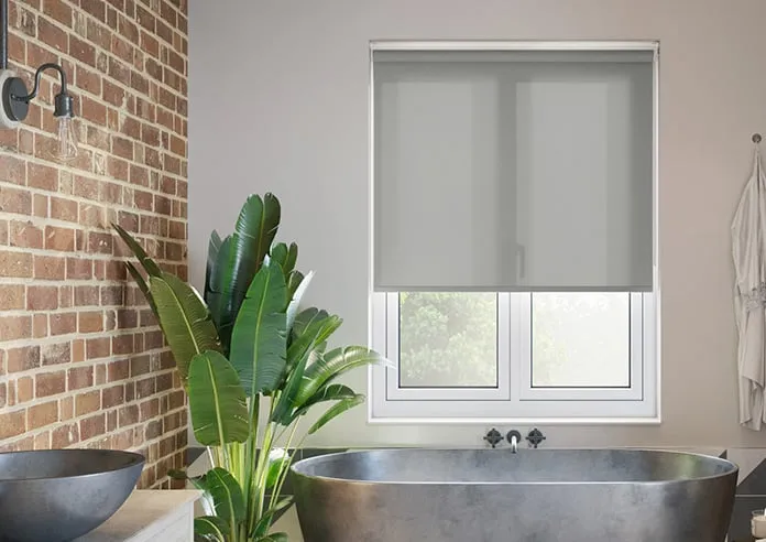 Roma Grey Nickel - Roller Blind