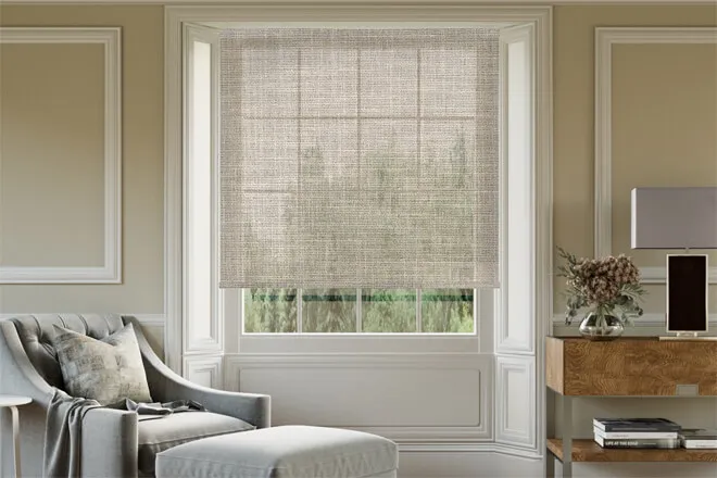 Albany Linen - Woven Voile Roller Blind