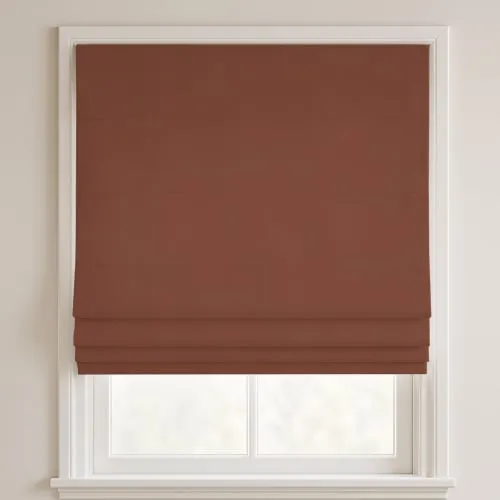 Oliver Rust Deluxe Roman Blinds