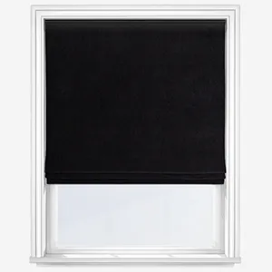 Milan Black Roman Blind