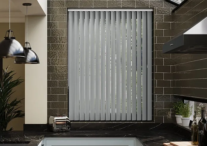 Sorrento (Blackout) Slate Grey - Vertical Blind