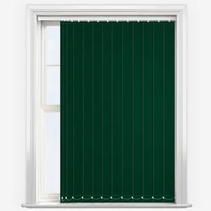 Deluxe Plain Forest Green Vertical Blind