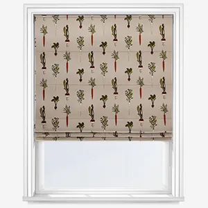 Sophie Allport Homegrown Grey Roman Blind