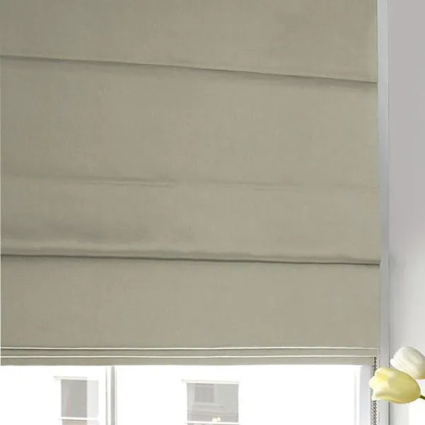 Tyrone Made To Measure Roman Blind Silver