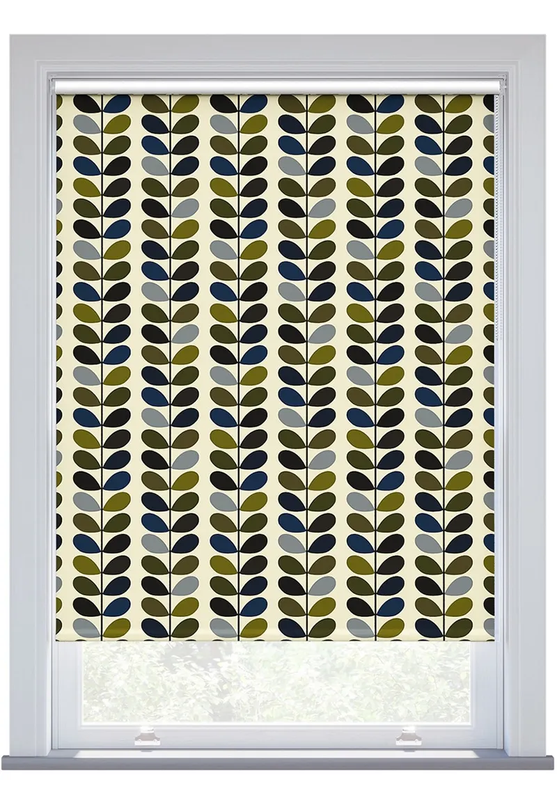 Orla Kiely Multi Stem Moss Roller Blind