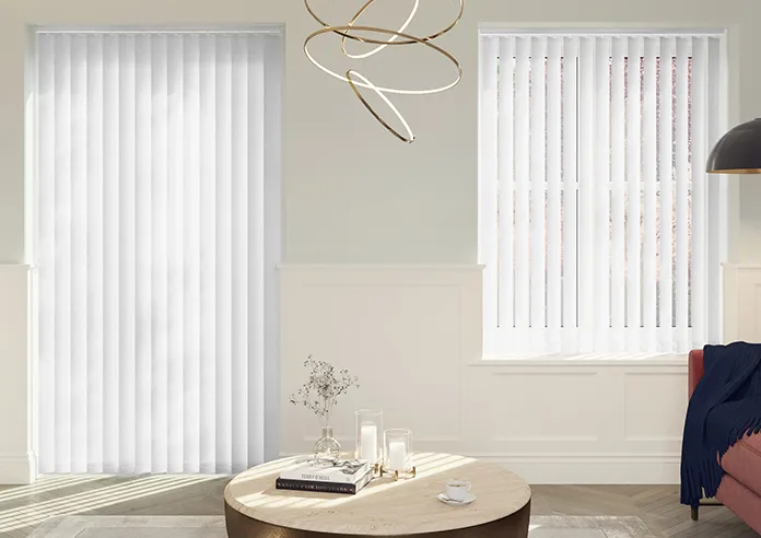 Deanna Ice White - Vertical Blind