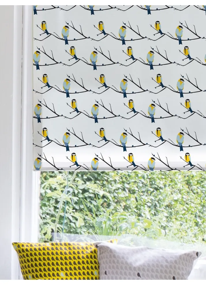 Juneberry And Bird Roller Blind By Lorna Syson