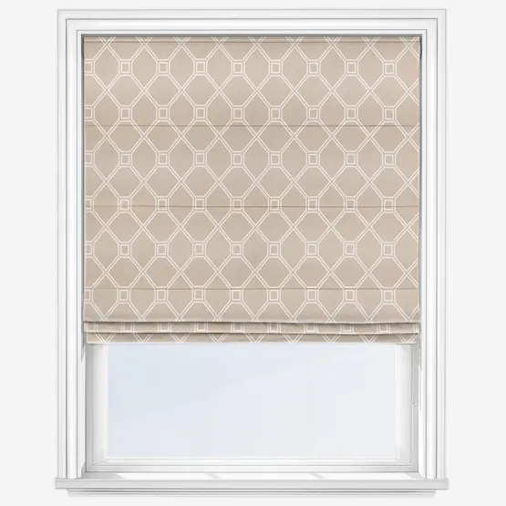 Rhea Natural Roman Blind