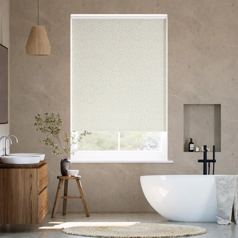 Twist2go Malachite Linen Roller Blind
