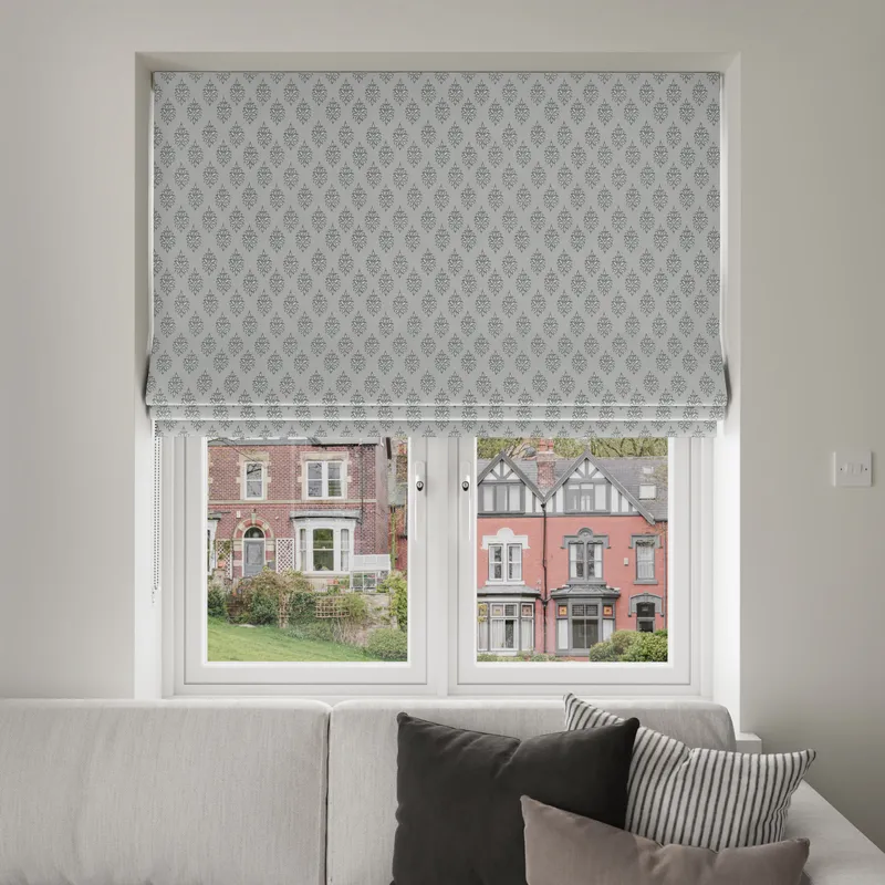 Laura Ashley Gower Slate White Blinds Uk