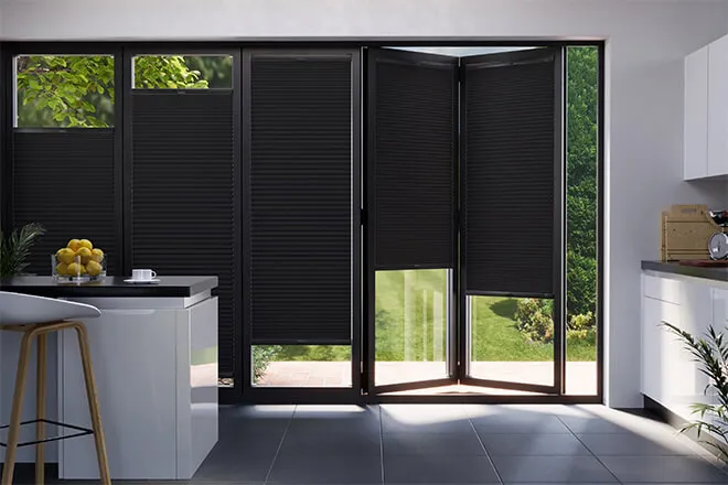 Austen Black - Perfect Fit2frame Honeycomb Blackout Blind