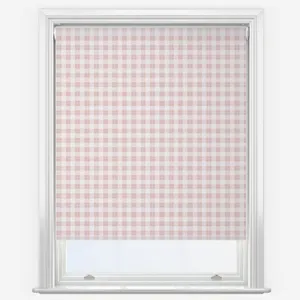 Sonova Studio Gingham Blush Roller Blind