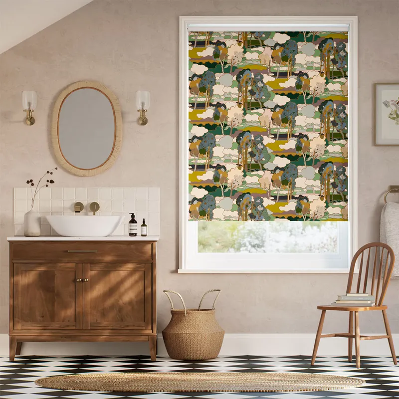 Prospect Road Forest Roller Blind