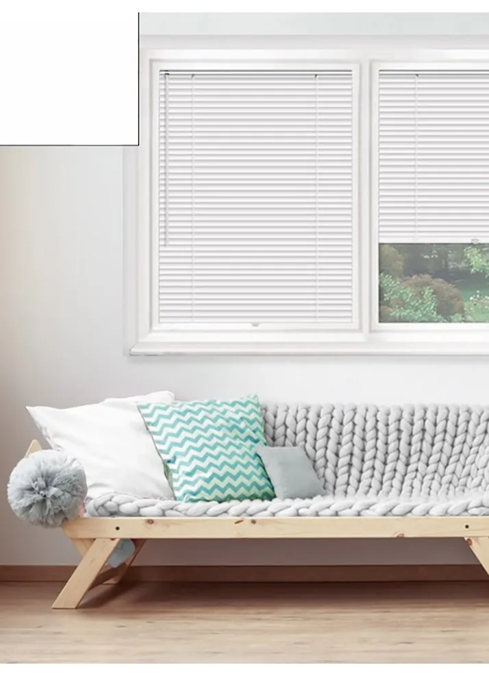 Matte White 25mm Perfect Fit Venetian Blind