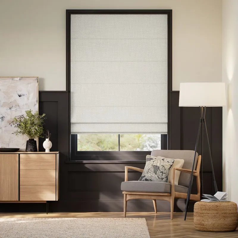 Sydney Warm Grey Roman Blind