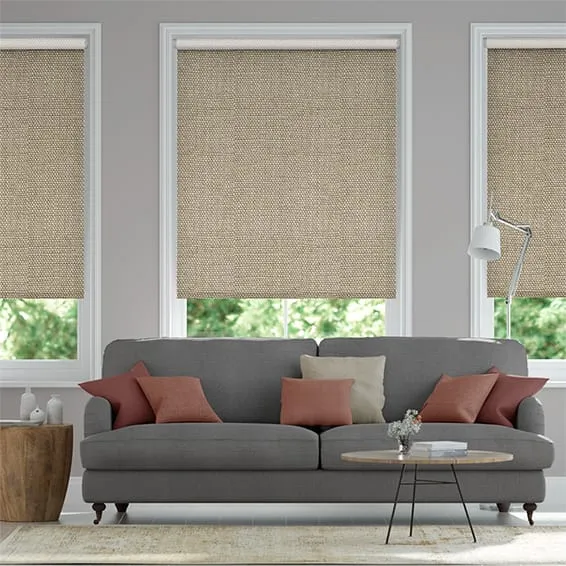 Electric Choices Linen Hopsack Roller Blind