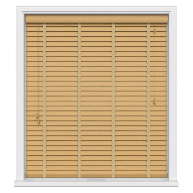 Brushed Oak Grain Luxury Ecowood Uk - Wooden Blinds