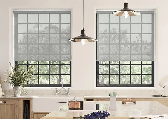 Illusion Grey - Roller Blind