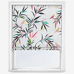 Sara Miller Bamboo White Roman Blind