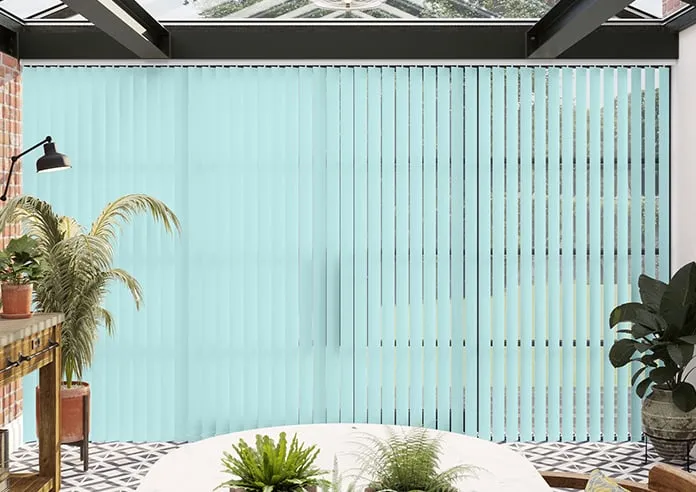 Orion (Blackout) Crystal Blue - Vertical Blind