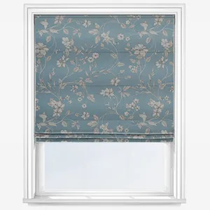 Etched Wedgewood Roman Blind