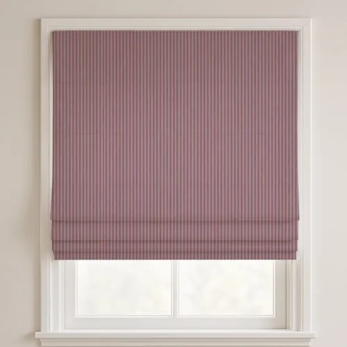 Logan Fuchsia Deluxe Roman Blinds