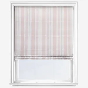 Shabby Chic By Rachel Ashwell Watercolour Stripe Blush Roman Blind