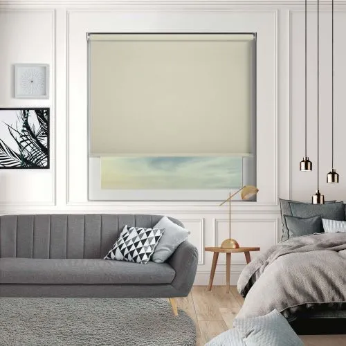 Bedtime Hessian Cordless Roller Blind