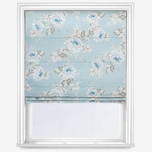Shabby Chic By Rachel Ashwell Royal Bouquet Blue Roman Blind