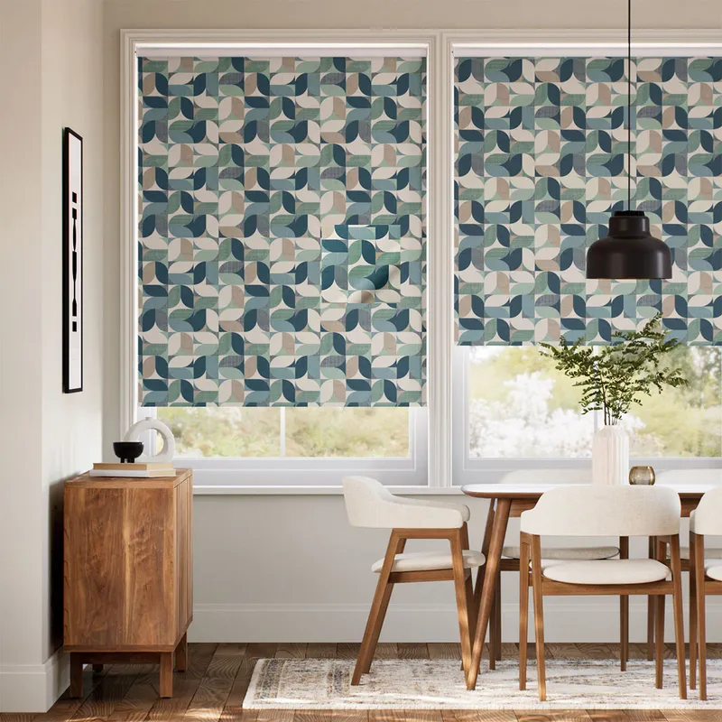 Reno Seafoam Natural Roller Blind