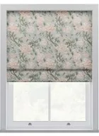 Laura Ashley Tapestry Floral Chenille Blush Roman Blind