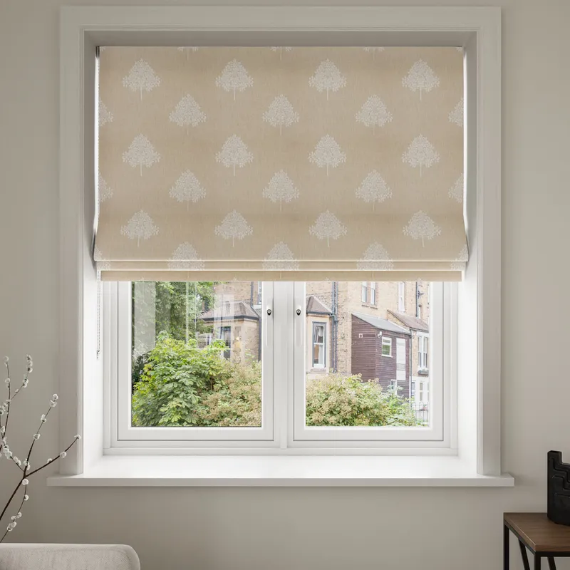 William Morris At Home Marigold Tree Embroidery Chalk Blinds Uk