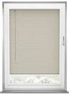 Turin 25mm Perforated Cream