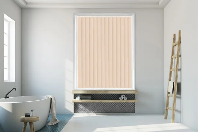 Nicole Linen - Waterproof Blackout Vertical Blind