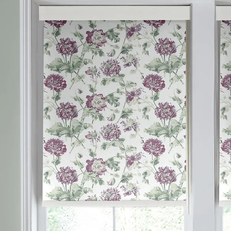 Laura Ashley Hepworth Translucent Made To Measure Roller Blind Grape
