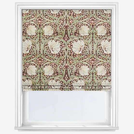 William Morris At Home Pimpernel Brick Roman Blind