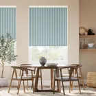 Tiger Stripe Navy Roller Blind