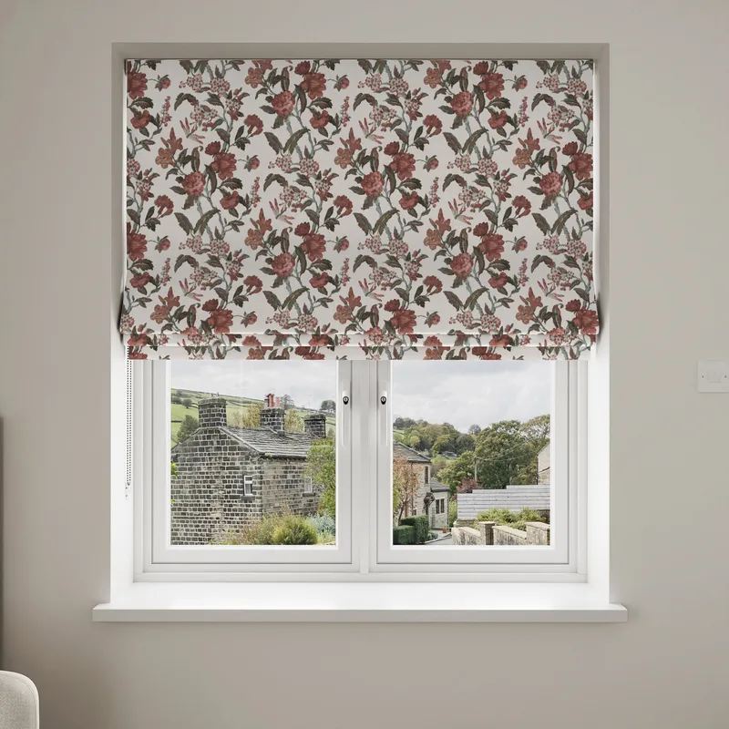 Laura Ashley Minera Crimson Blinds Uk