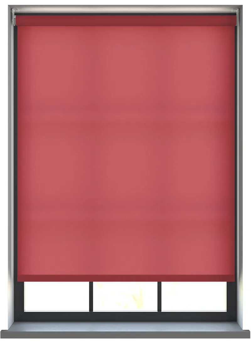Burst Crimson Rose Roller Blind