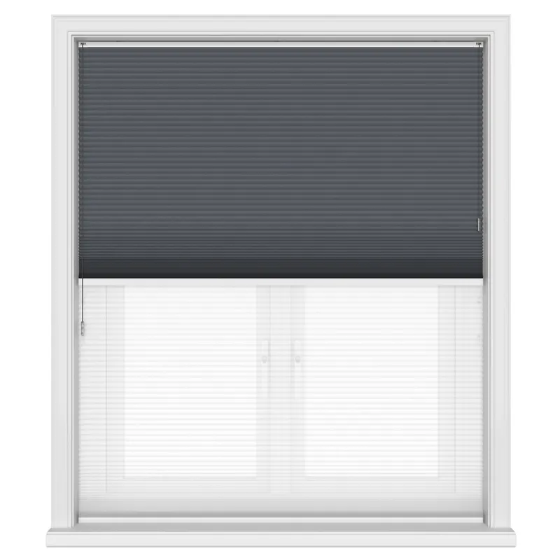 Tradechoice Blockout Anthracite Grey Day & Night Blinds Uk