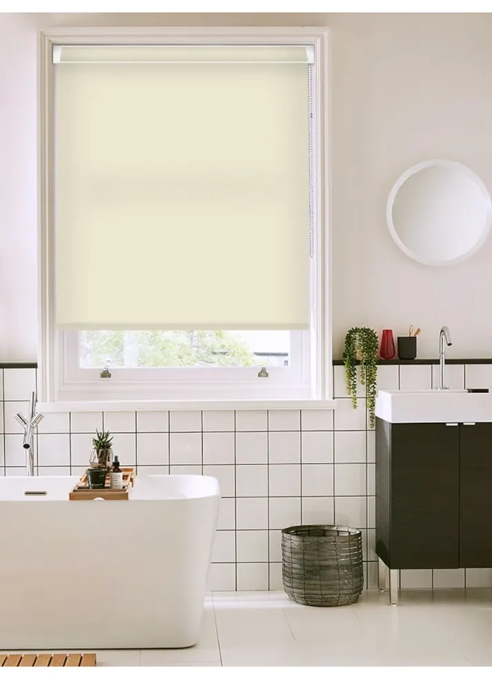 Horchata Daylight Grip Fit® No Drill Roller Blind