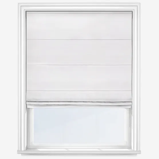 Touched By Design Pamuk White Roman Blind
