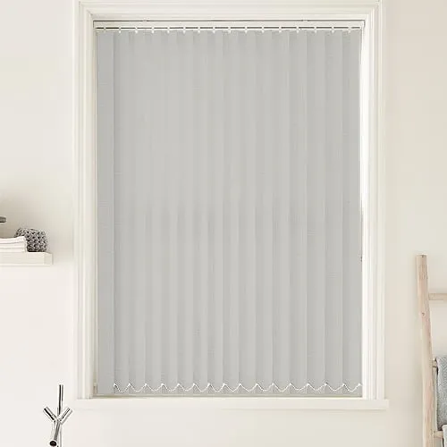 Urban Fr Ecru (Moisture Resistant) Bathroom Vertical Blinds
