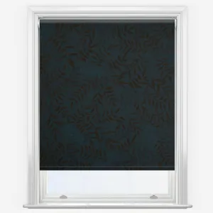 Sonova Studio Kaleidoscope Leaves Midnight Blue Roller Blind