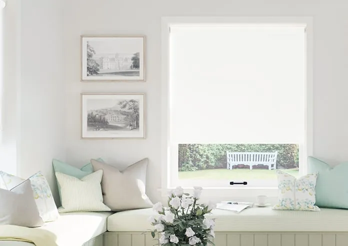 Trinity (Blackout) Cotton White - Roller Blind