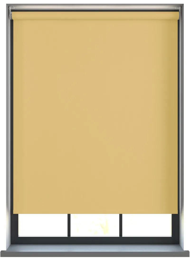 Amor Pastel Yellow Roller Blind