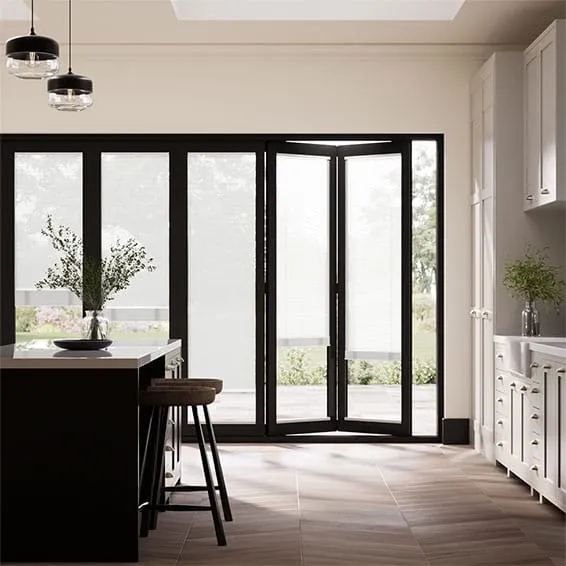 Bifold Matte White Venetian - 16mm Slat