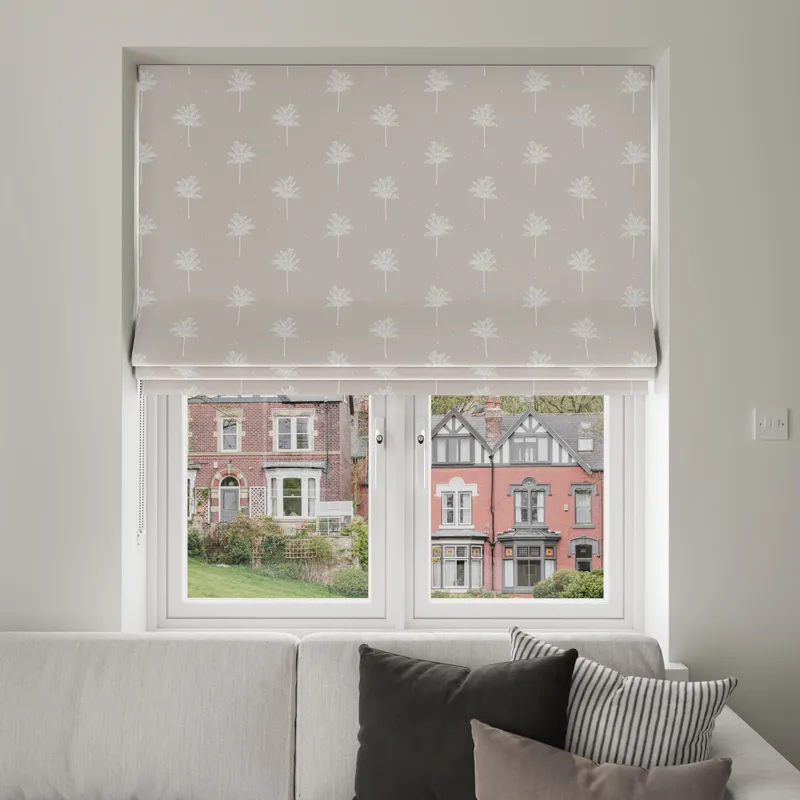 Sara Miller Small Palm Tree Linen Blinds Uk
