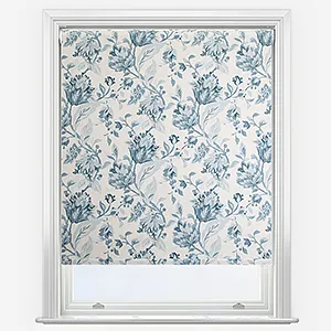 Laura Ashley Adwick Trail Dark Seaspray Roller Blind