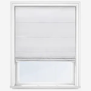Carrera White Roman Blind